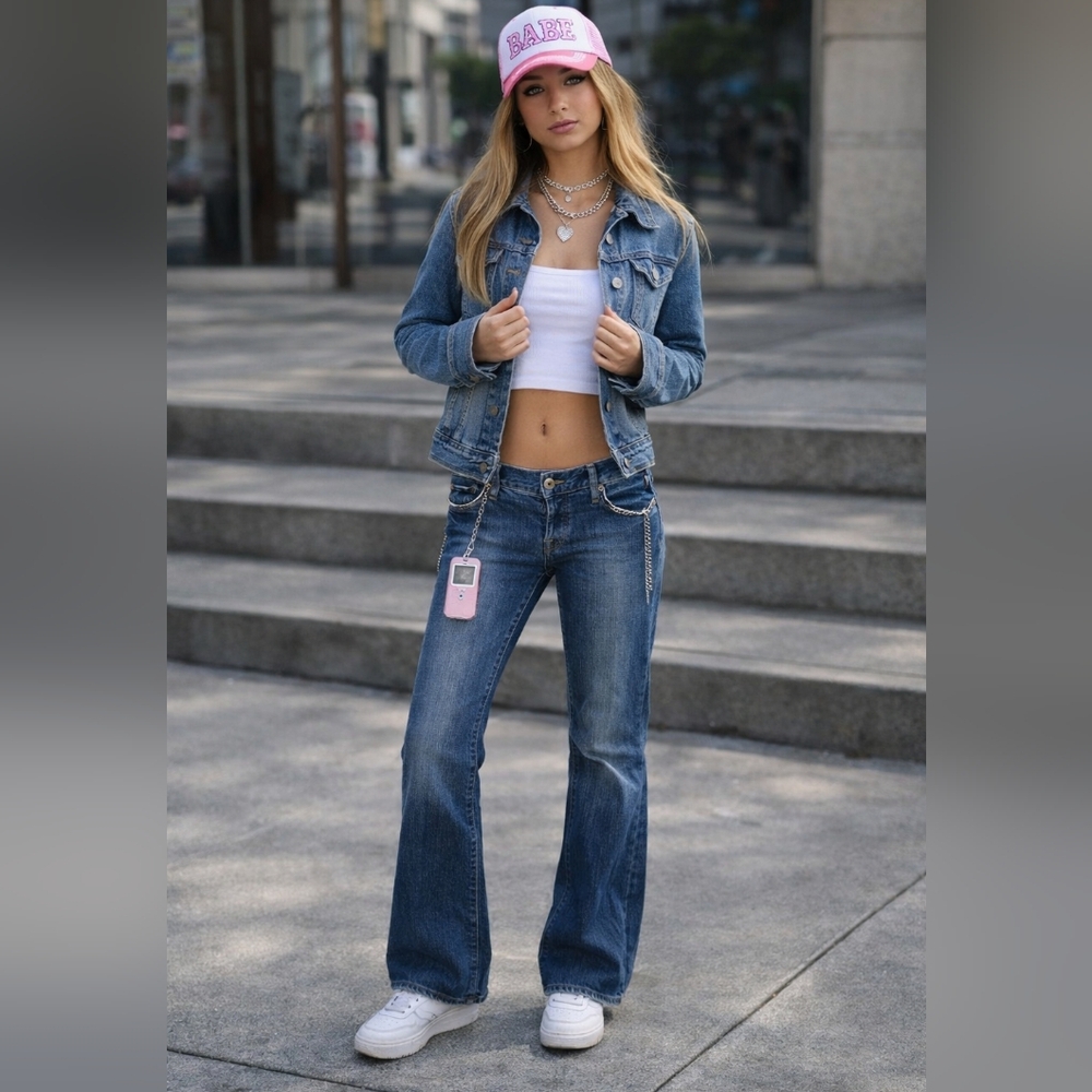 Vintage Lucky Brand Low Rise Sweet Dream Jean BootCut Made In USA Size 10/30